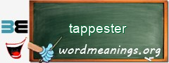 WordMeaning blackboard for tappester